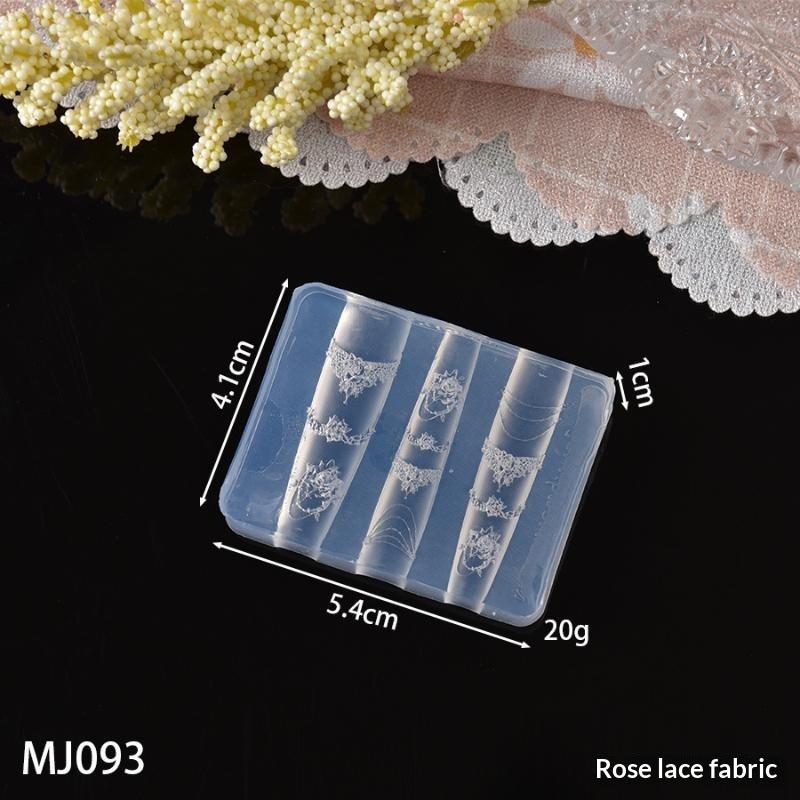 1 Piece Kawaii Butterfly Wing Silicone Nails Mold Reusable Templates Stamping 3D Diy Design Nail Art Parts Decorations Tools