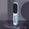 Cordless Ionic Hair Straightener Brush 3-in-1 Straighten Curl & Smooth Negative Ion Hair Brush Portable & Rechargeable Fast Heating