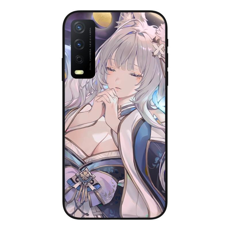 

Милый чехол для телефона Azur Lane Girl для VIVO Y95 Y93 Y31 Y20 V19 V17 V15 Pro X60 NEX, мягкий черный чехол для телефона VIVO NEX 3