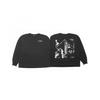 Unisex Oversized Hoodie With Distressed Washed Cotton Print Streetwear Youth Fall