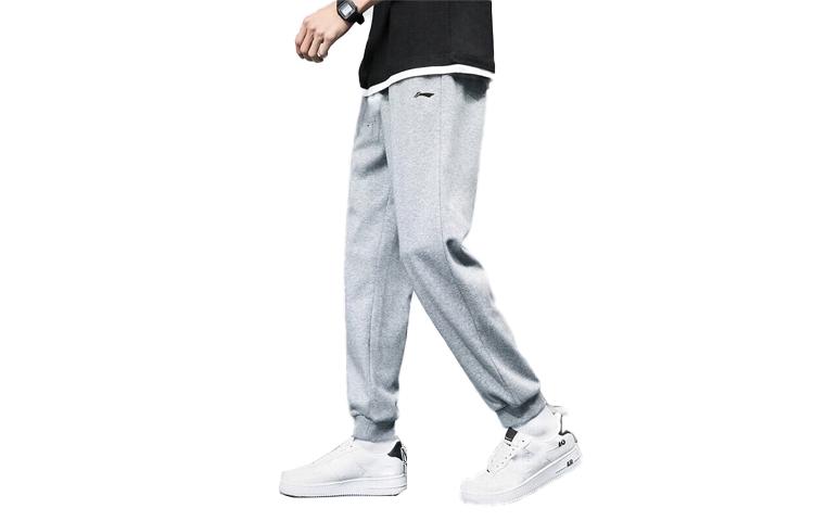Li Ning Casual Pants Unisex Gray AKLP769 3XL