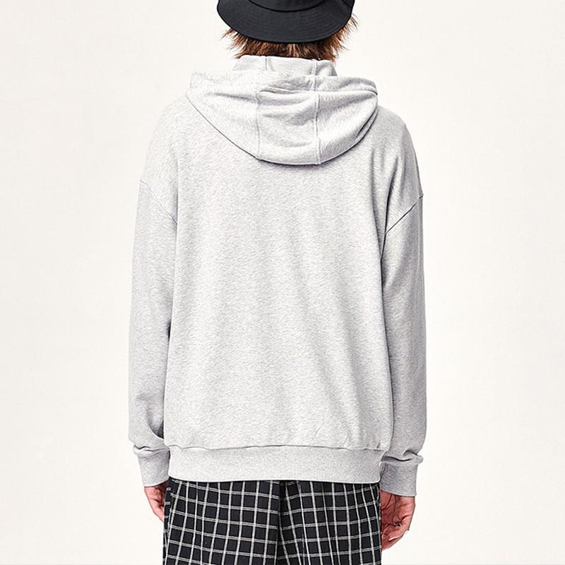 New FILA Sweatshirts Unisex White Heather Gray F51U138298F-MG