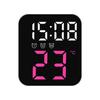 LED Digital Alarm Clock Electronic Digital Alarm Clock Screen Desktop Clock For Home Office Backlight Temperature Display