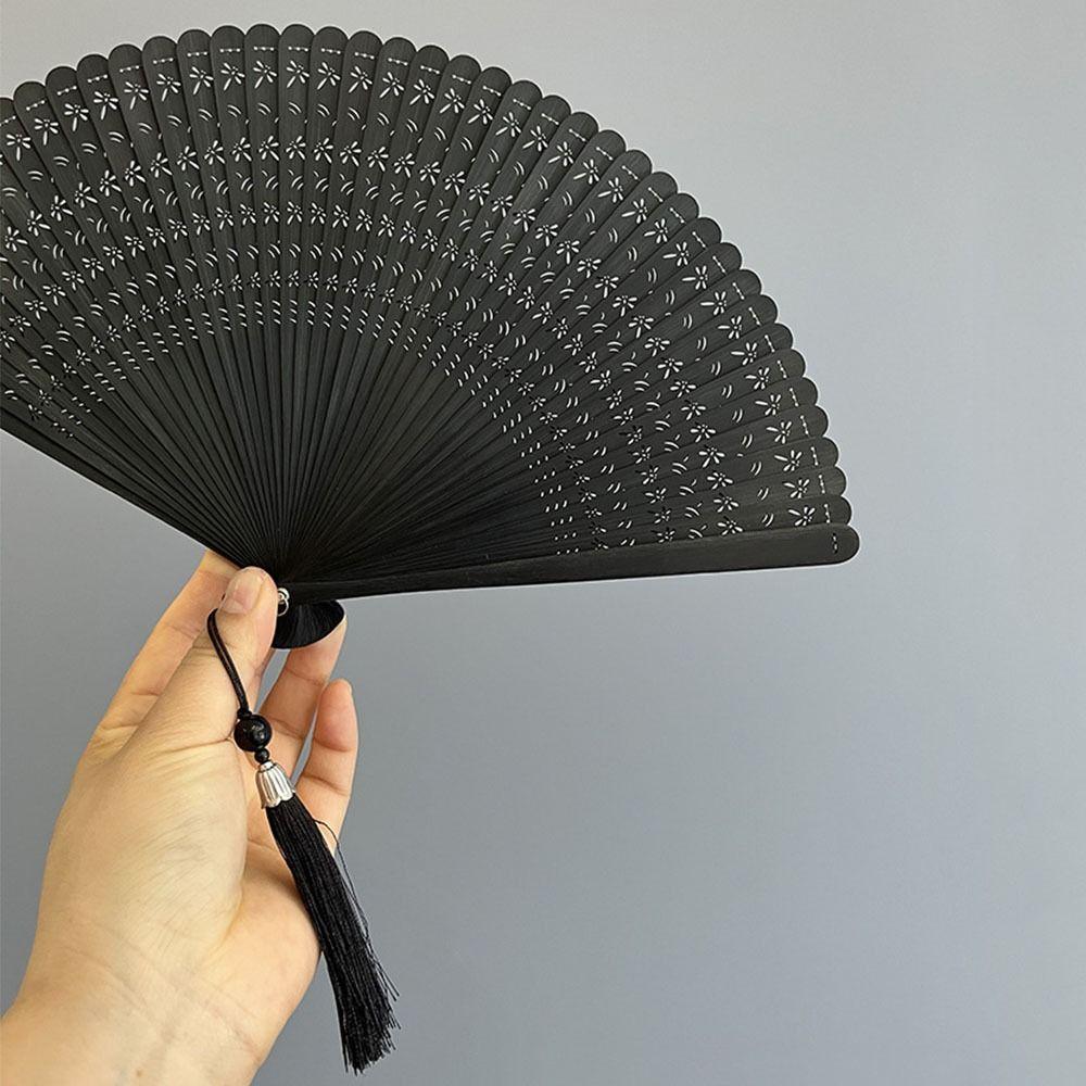 Portable Retro Hand Fan Antique Women's Folding Fan Creative Classical Folding Fan Dance Props