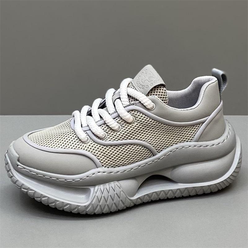 Light Luxury Summer New Breathable Sports and Leisure Shoes Platform Shoes Forrest Gump Dad Shoes