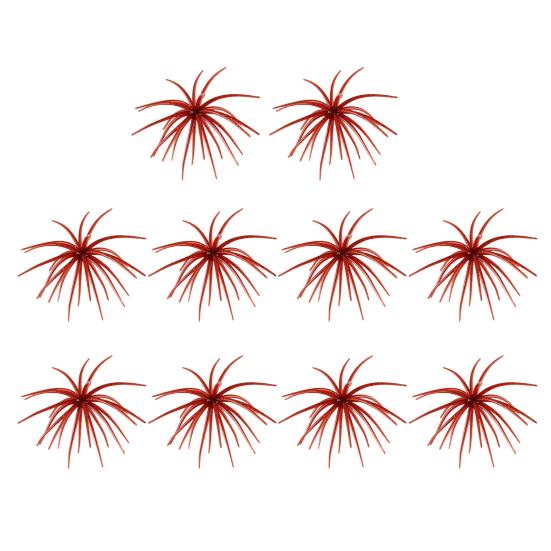 Realistic Bionic Lures for Trout Floating Sea Urchin Soft Lures, Highly Elastic TPE Fishing Baits, Plastic Bait Reservoirs Flexible Tentacles Bluegill