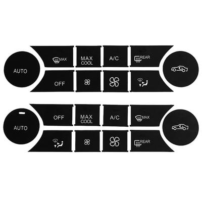 A/C Button Stickers Kit Dash Repair Decal Replacement for W204 C300 08-14