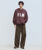Flm Stitch Logo Hoodie - Charcoal