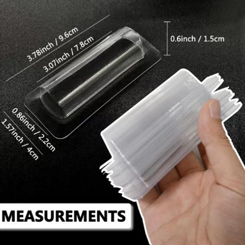 25/50 Pezzi Porta Carte per Soldi con Adesivo Plastica a Cupola Balsamo Labbra Impermeabile Trasparente Portamonete Regalo Fai da Te per Laurea Natale