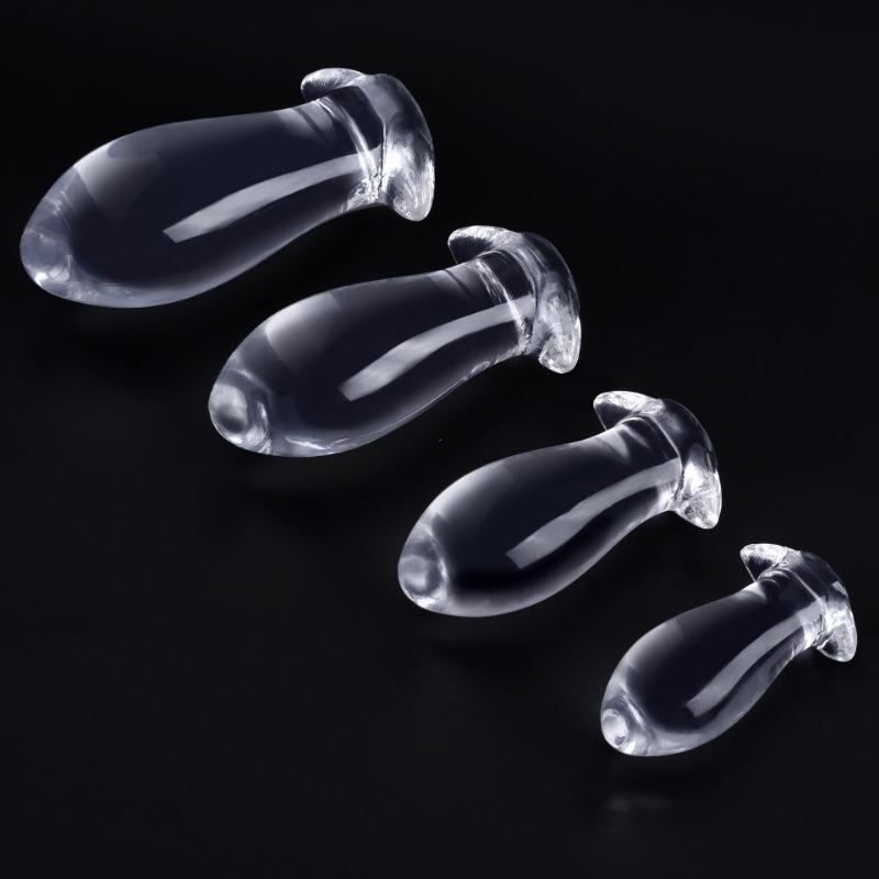 Transparent Huge Soft Anal Plug Big Butt Sex Toys for Men Women 18 Gay Masturbation Prostate Stimulation Massager Thick Expander
