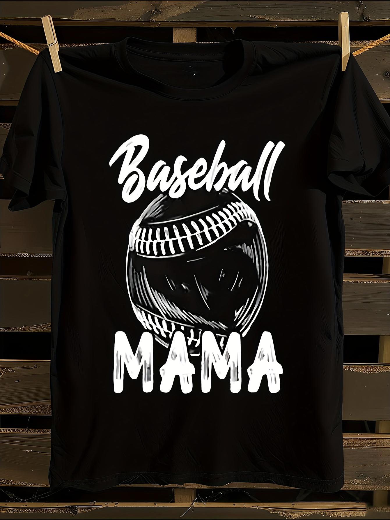 WoBaseball Mama Graphic T-shirt L