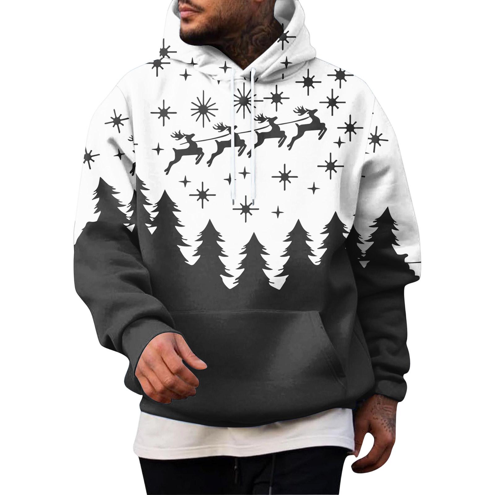 

Спортивный костюм с капюшоном, унисекс, одежда для бега, пуловер с длинными рукавами, толстовка с капюшоном XL чёрный