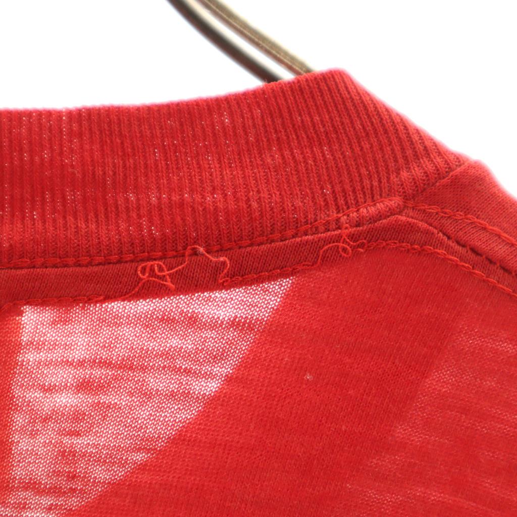 Healthknit 90s Old Short sleeve T-shirt XL Red Single stitch Men's Used