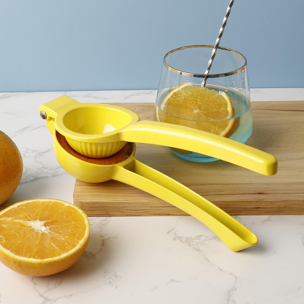 Mini Hand Pressed Orange Aluminum Alloy Blender Portable Lemon Squeezer  Home Kitchen