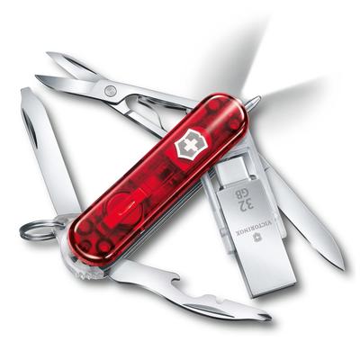 VICTORINOX Midnight 32GB USB Memory Multi Tool con luce LED Manager@work USB3.1 e USB3.0 [] 4.6336.TG32
