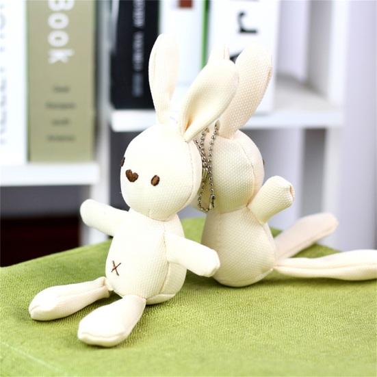 Jouet en peluche super doux en coton PP résistant à l'usure pour bébé fille, poupée lapin apaisante, jouet pour bébé pour la maison