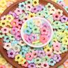 500g/Bag About360-700pcs DIY Beads Acrylic DIY Accessories Jewelry Beads Colorful Flower Starfish Hollow Out Loose Beads