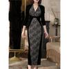 Rochie Cheongsam Îmbunătățită în Stil Chinezesc pentru Femei, Rochii Sirena Grațioase și Elegante