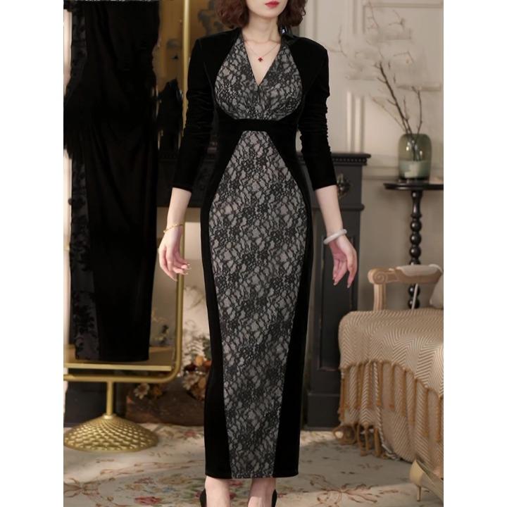 Rochie Cheongsam Îmbunătățită în Stil Chinezesc pentru Femei, Rochii Sirena Grațioase și Elegante
