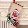 1pc Christmas Stocking, Xmas Stockings for Tree Decoration Christmas Personalised Sock Gift Bag Candy Pouch Bag Ornaments