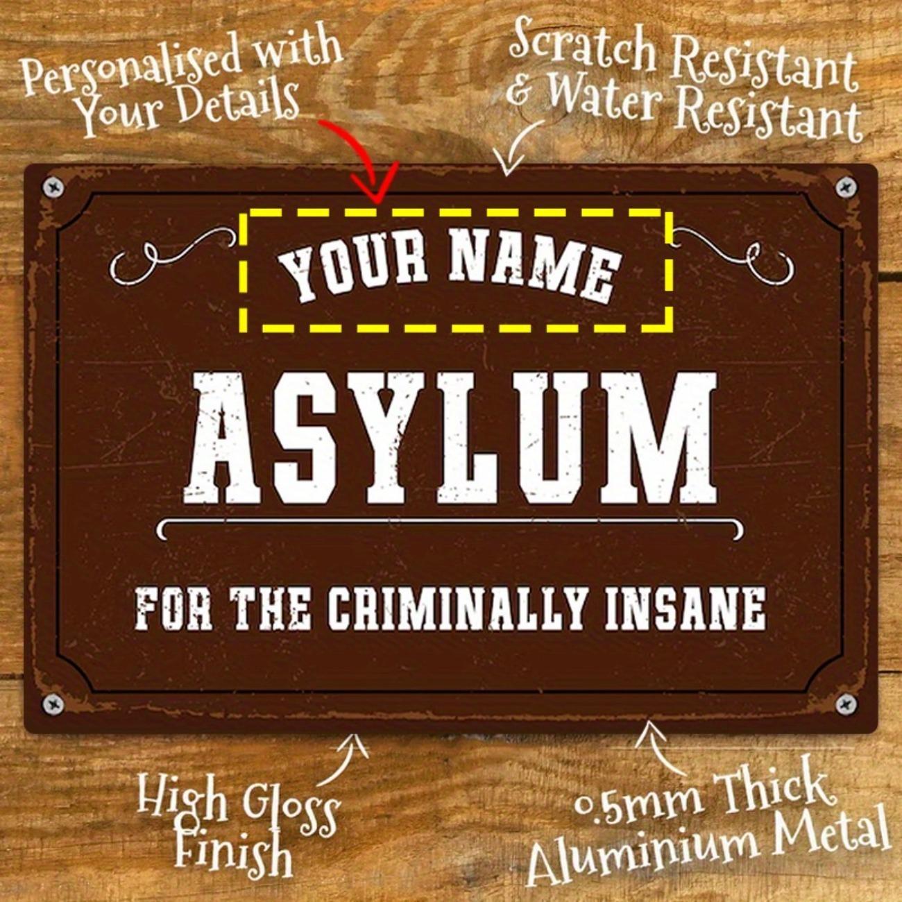Custom Iron Art Wall Decor Vintage Metal Tin Sign белый