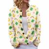 LXK-SPYK01 Sanpa crew neck cardigan new casual knitted sweater European and American jacket