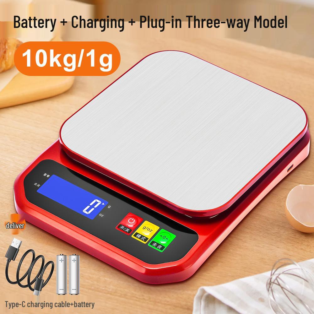 Stainless Steel Electronic Kitchen Scale for Baking and Coffee