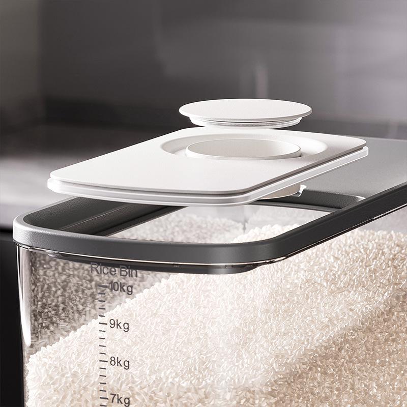 Sealed High-Capacity Insect-Proof Rice Storage Bin - 20 Jin
