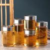 100-500ml Glass Bottle with Scale High Borosilicate Heat-resistant Glass Seal Jar Kitchen Seasoning Spices Storage Bottle Gadget