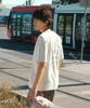 SNOWPEAK APPAREL Cotton Camping Short Sleeve T-Shirt (S26Mufts78) Butter Ivory
