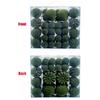 48Pcs Shatterproof Christmas Baubles Velvety Ball Hanging Ornament Christmas Tree Decoration For Wreath Mantels Window