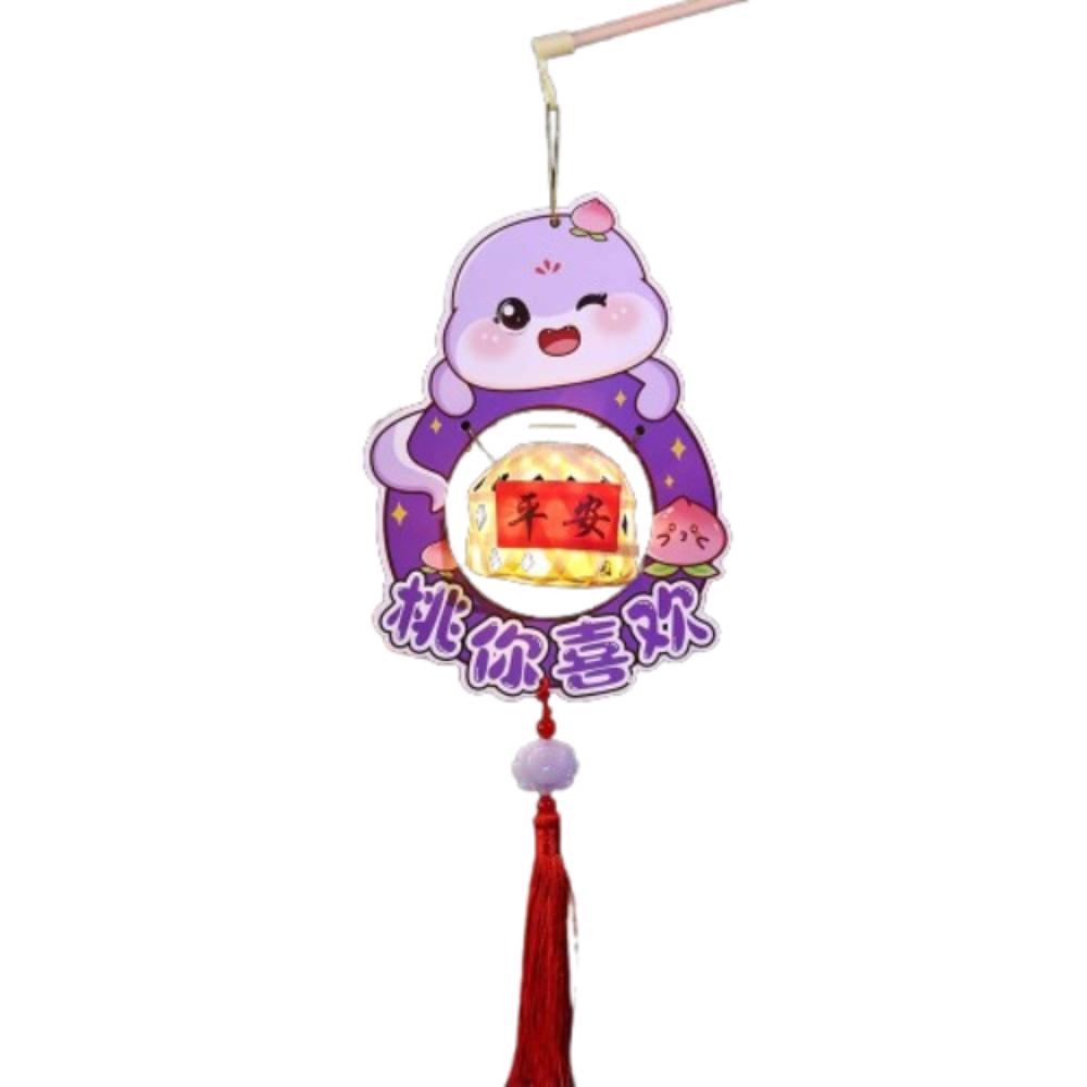 Chinese Style New Year Portable Lantern Traditional Spring Festival Supplies  Good Luck Decoration