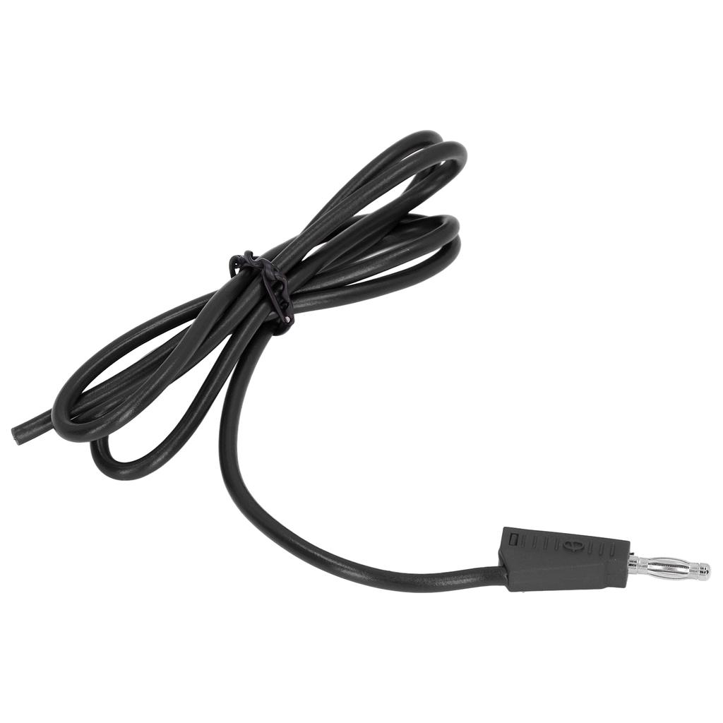 Banana Plug Test   Brass PE Electrical Test Cable Wire for Voltage Tester Truck Batteries 4mmBlack