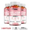 Pslalae 5000mcg Collagen Gummies - Biotin + Vitamin C - Hair, Skin, and Nail Health