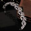 Echsio Simple Hairbands Women Hair Jewelry Bridal Wedding Hair Accessories Cubic Zircon  Tiaras and Crown BC6130 Corona Princesa