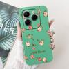 For Infinix Hot 40 Pro Case X6837 Cute Candy Painted Cover Shockproof Phone Case For Infnix Hot 40i Hot40 Pro Soft Fundas Bumper