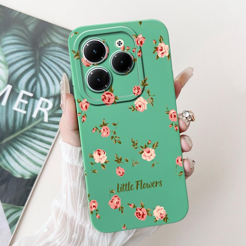 For Infinix Hot 40 Pro Case X6837 Cute Candy Painted Cover Shockproof Phone Case For Infnix Hot 40i Hot40 Pro Soft Fundas Bumper