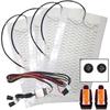Xiaomi 12V Carbon Fiber Car Seat Heater Kit Fit 2 Seats Heating Pads Fast Heating High Low Temp Round Control Switch Winter Warmer