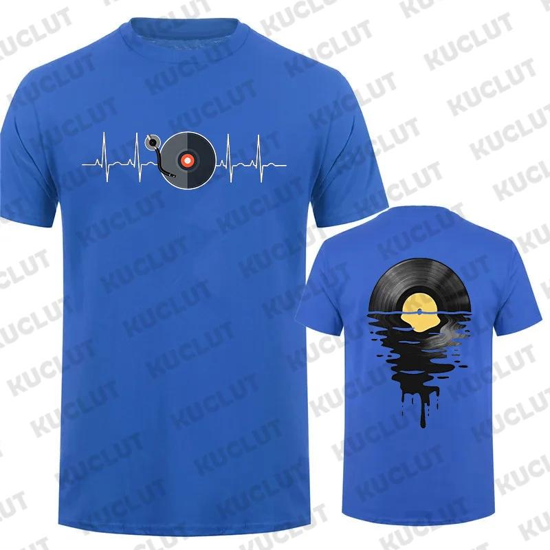 Music Lover Tee Shirts for Men Women DJ Music Gifts Clothing Phonograph Record Print Funny Tshirt T-Shirt Tee Shirt for Men