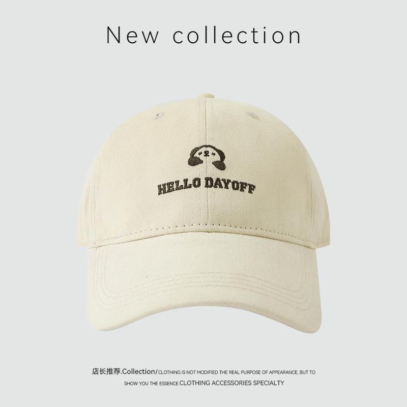 

Baseball cap cotton breathable fashion cute versatile version of men s and women s caps one size (58-63cm)