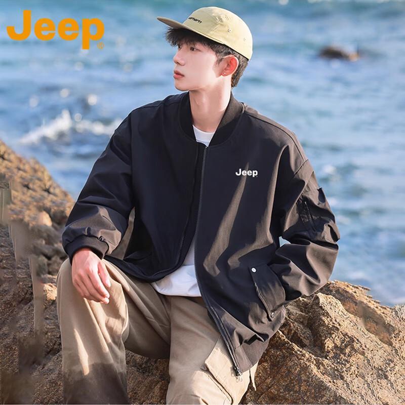 Jeep Men's Windproof Bomber Jacket
