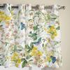Plant Flowers Leaves Butterfly Window Curtains for Living Room Luxury Bedroom Curtain Kitchen Blinds Drapes Curtains