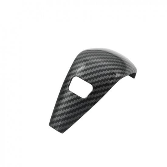 Gear Shift Knob Head Cover Trim Carbon Fiber ABS For BMW 3 Series G20 G28