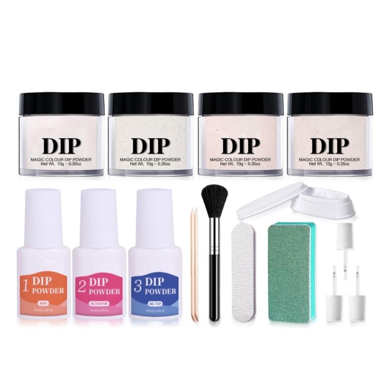 Long Wear Nail Dipping Liquid Powder Kit Featuring Fast Drying Technology And Safe Formula