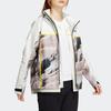 Adidas Waterproof And Windproof Windbreaker Jacket Women's Jade White IC1991