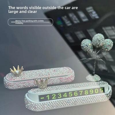 Yaratıcı Telefon Numarası Göstergeli Üst Düzey Işıklı Geçici Park İşareti