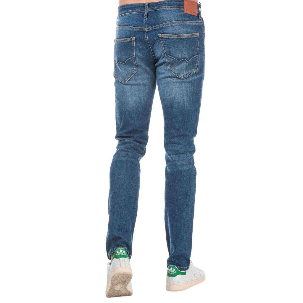 Duck and Cover Mens Overbug Tapered Jeans