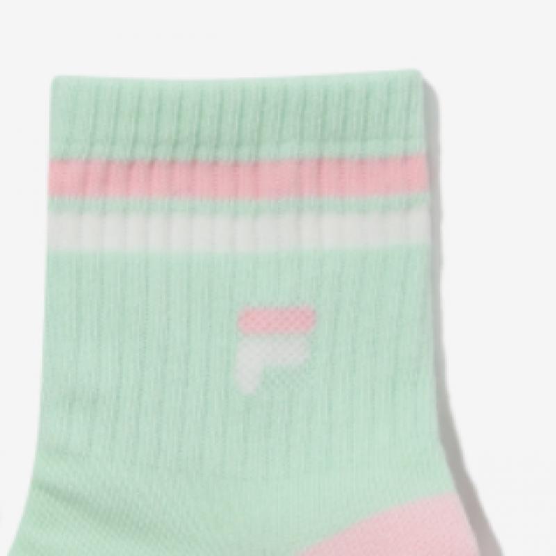 [Fila Kids] F Logo Long Neck Socks  Fk3scF5350x Epk  q0zFk3scF5350xEpk