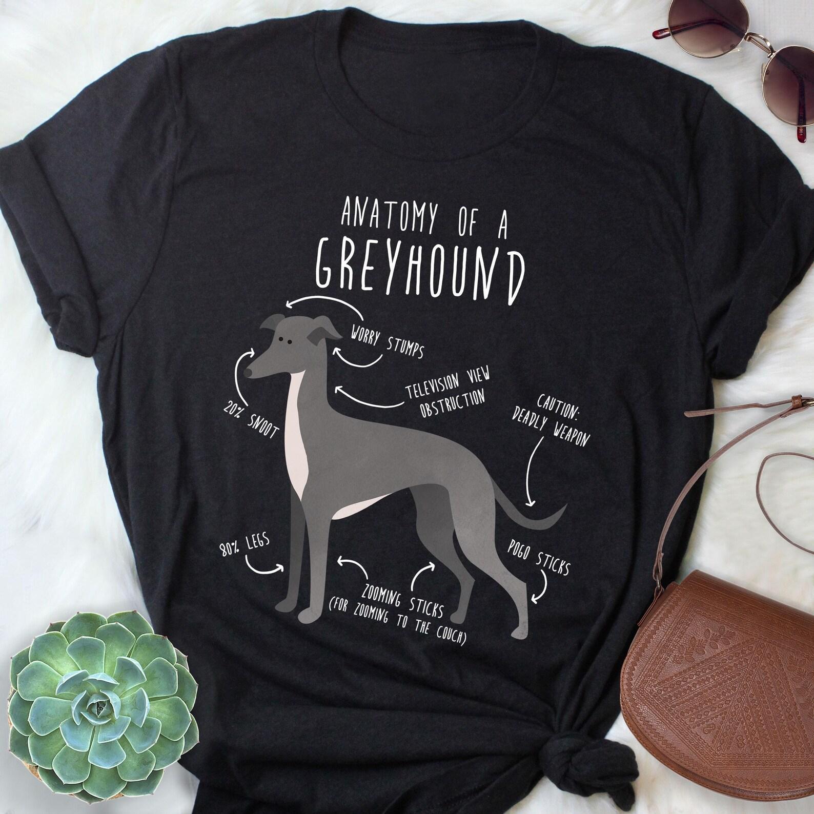 Greyhound Shirt, , , Funny Blue Greyhound Lover Gift, Cute Dog T-shirt, Pet Tee, Dog Mom, Dog Dad, Sighthound, Gray Grey 120