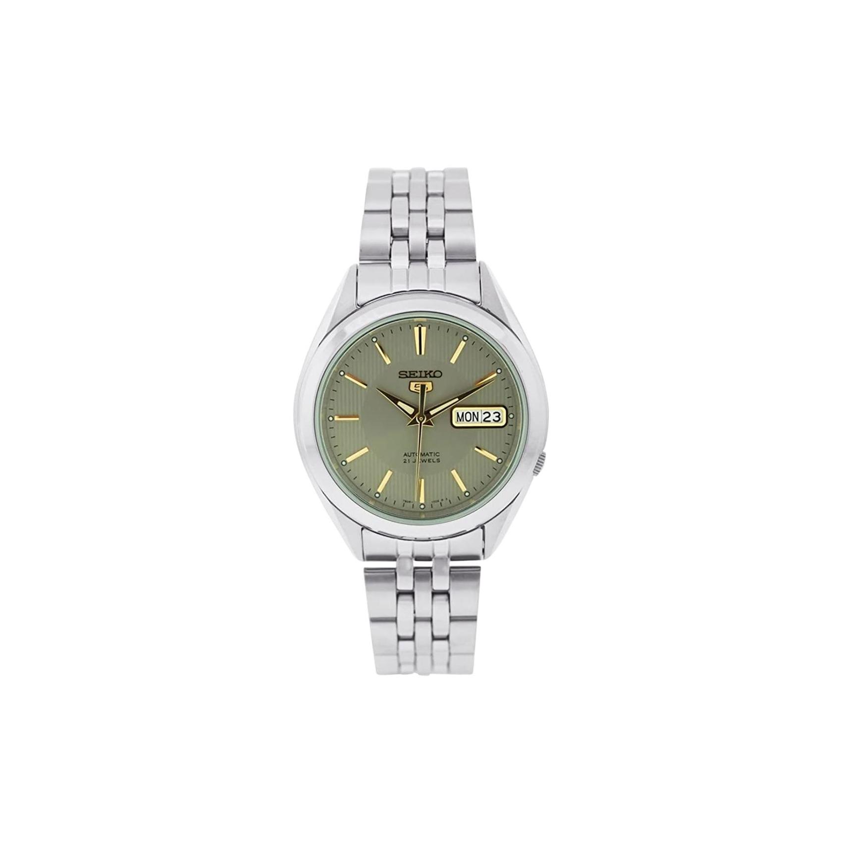 

SEIKO Automatic Mechanical Movement Stainless Steel Strap Watch Men s Watches Green Dial SNKL19K1 Silver Watch Case